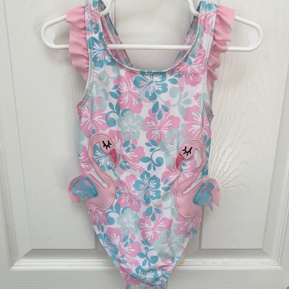 Sol Swim Toddler Girls One Piece Bathing Suit